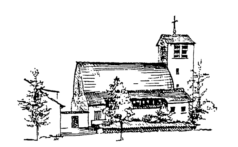 Bethanienkirche, gezeichnet von Herbert Krug